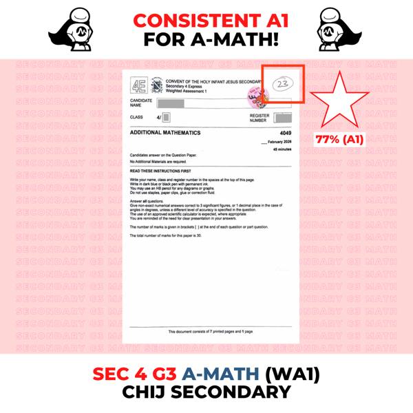 Consistent A1 for A-Math (77%)