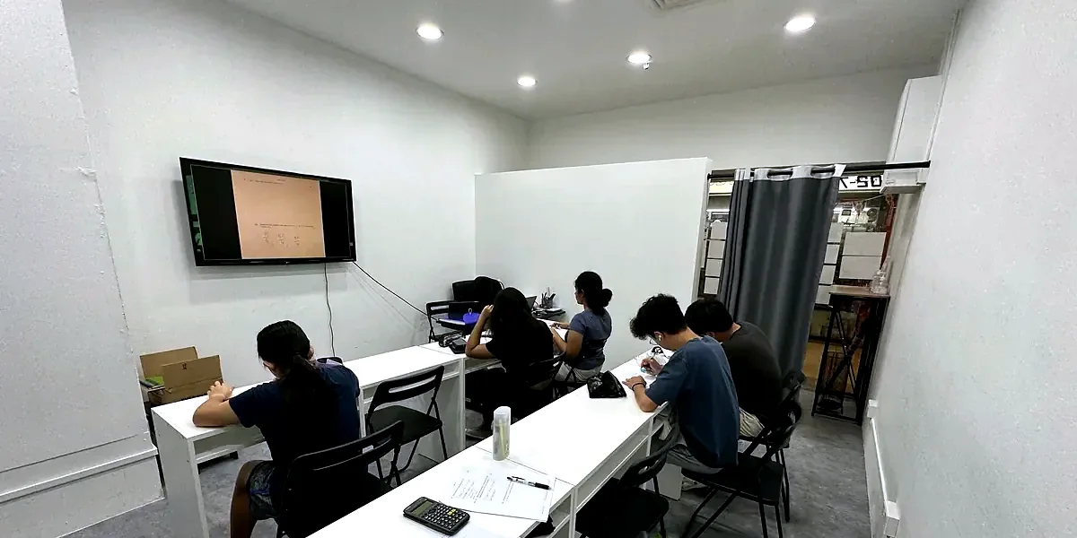 A Sec 2 Math class at Math Vigilante